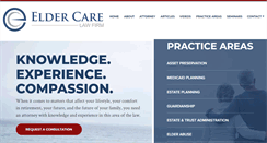 Desktop Screenshot of eldercarelawfirm.com